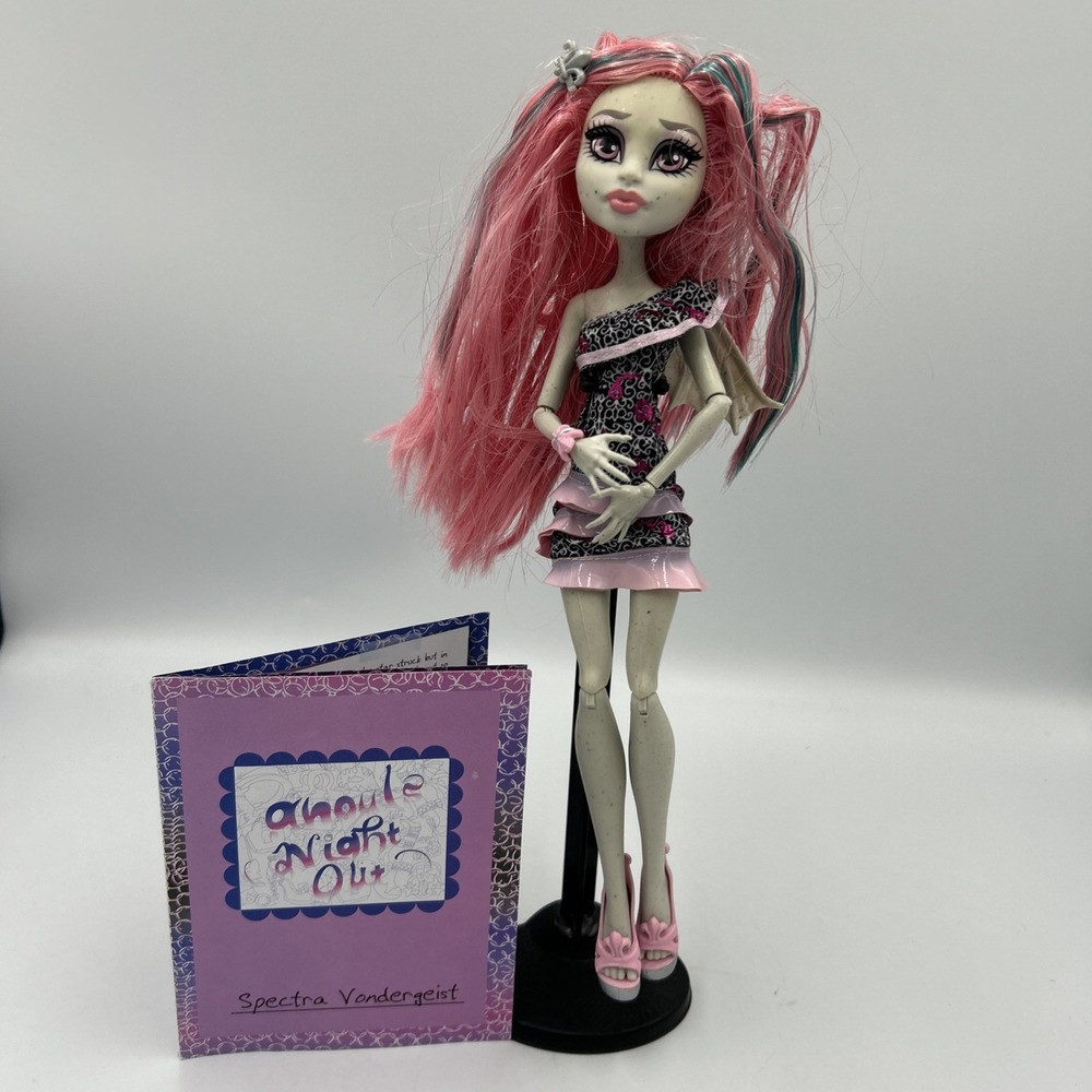 Monster High Rochelle Goyle Ghouls Night Out Doll 2013 1 Wing Diary Purse Shoes